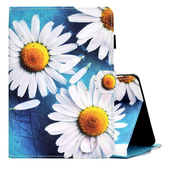 Allytech Fire HD 8 Case 10th Generation 2020, HD 8 Plus Case, Slim PU Leather Auto Sleep Wake Multi Angle Stand Shockproof TPU Back Cover for All-new Kindle Fire HD 8 2020/ HD 8 Plus - Sunflower