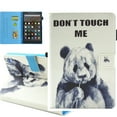 thumbnail image 1 of Allytech Fire HD 8 Plus / Fire HD 8 2020 Case 10th Generation, PU Leather Auto Sleep Wake Flip Stand Shockproof Pencil Holder TPU Back Cover for All-New Fire HD 8 Plus/ Fire HD 8 2020,Don't Touch, 1 of 8
