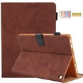 thumbnail image 1 of Allytech Fire Max 11 Case, Fire Max 11 Cover, Premium PU Leather Multi Angle Viewing Stand Shockproof Protective Mangetic Closure Case Cover for Amazon Fire 11 Max 13th Gen - Brown, 1 of 7