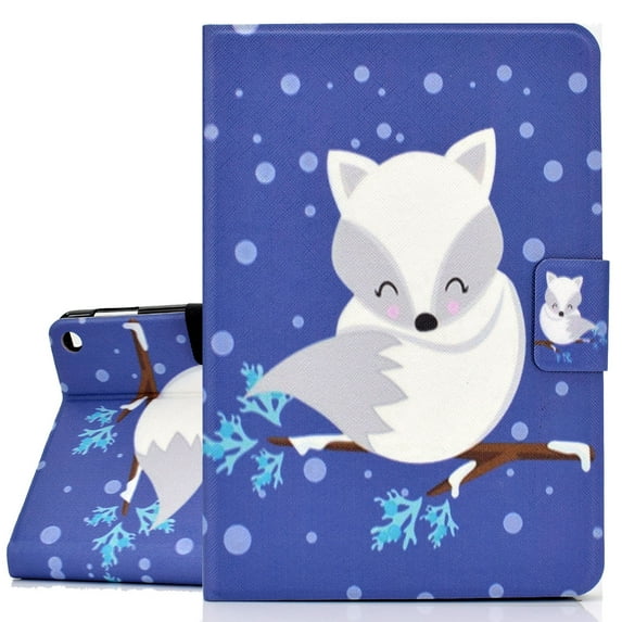 Allytech Flip Case for All-new Amazon Fire HD 10 2021 / Fire HD 10 Plus 10.1" Tablet 11th Generation 2021 Released, Slim Fit Auto Sleep Wake Protective Smart Cover Shell for Girls Women, Fox