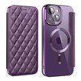 thumbnail image 1 of Allytech Flip Case for Apple iPhone 14 Plus, Magsafe Case Wireless Charging Support Anti-Scratch Shockproof Cards Holder Wallet Case Cover for iPhone 14 Plus - Purple, 1 of 9