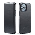 thumbnail image 1 of Allytech Flip Case Compatible with iPhone 15 Pro, Slim Fit Lightweight Premium PU Leather Vertical Flip Shockproof Full Body Protection Luxury Cover Case - Black, 1 of 7
