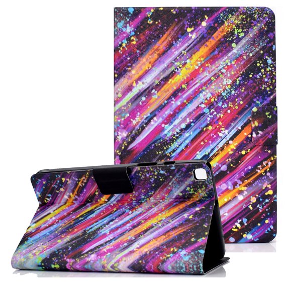 Allytech Flip Case for Galaxy Tab A7 Lite 2021(Model: SM-T220/SM-T225), Premium PU Leather Multi-Angle Viewing Stand Wallet Case for Samsung Galaxy Tab A7 Lite 8.4" T220 2021, Meteor