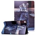 thumbnail image 1 of Allytech Flip Case for Galaxy Tab A7 Lite 2021(Model: SM-T220/SM-T225), Premium PU Leather Multi-Angle Viewing Stand Wallet Case for Samsung Galaxy Tab A7 Lite 8.4" T220 2021, Cat & Tiger, 1 of 7