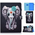 thumbnail image 1 of Allytech Flip Case for Galaxy Tab A7 Lite 2021(Model: SM-T220/SM-T225), Premium PU Leather Multi-Angle Viewing Stand Wallet Case for Samsung Galaxy Tab A7 Lite 8.4" T220 2021, Rose Elephant, 1 of 8