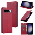 thumbnail image 1 of Allytech Flip Case for Google Pixel 7 Pro, Premium PU Leather Business Vintage Wallet Case with Cards Holder Stand Shockproof Slim Case for Google Pixel 7 Pro - Red, 1 of 6