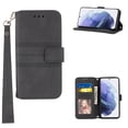 thumbnail image 1 of Allytech Flip Case for Samsung Galaxy S22 Ultra 5G, PU Leather Wallet Case [Stand Feature][ Detachable Wrist Strap][ID & Credit Card Slots] Protective Cover for Galaxy S22 Ultra 6.8" 2022, Black, 1 of 5