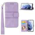 thumbnail image 1 of Allytech Flip Case for Samsung Galaxy S22 Ultra 5G, PU Leather Wallet Case [Stand Feature][ Detachable Wrist Strap][ID & Credit Card Slots] Protective Cover for Galaxy S22 Ultra 6.8" 2022, Lightpurple, 1 of 5