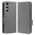 thumbnail image 1 of Allytech Flip Case for Samsung Galaxy S25, PU Leather Slim Fit Shell Cards Holder Kickstand Shockproof Anti-Scratch Corner Protective Wallet Case for Samsung Galaxy S25, Gray, 1 of 6