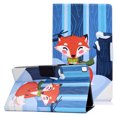 thumbnail image 1 of Allytech Flip Case for Samsung Galaxy Tab A7 Lite 8.4" SM-T220 T225 2021 Released, Slim PU Leather Multi Angle Viewing Stand Shockproof Colorful Pattern Case Cover for Girls Women, Red Fox, 1 of 5