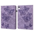 thumbnail image 1 of Allytech Flip Case for iPad mini 6 2021, iPad mini 7 Case 2024, PU Leather Multi Angle Stand Shockproof Pencil Holder Smart Cover Auto Sleep Wake Case for Apple iPad mini 6/ Mini 7, Purple, 1 of 9
