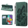 thumbnail image 1 of Allytech Flip Case for iPhone 13 Pro Max 2021 Model 6.7 inch, Premium Retro Butterfly PU Leather Wallet Case with [Magnetic Closure][Card Holder][Wrist Strap] Stand Cover for iPhone 13 Pro Max, Green, 1 of 5