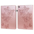 thumbnail image 1 of Allytech Flip Cover Case for Lenovo Tab M10 3rd Gen 10.1 inch 2022 (TB-328F), Butterfly Embossed Shockproof Kickstand Protective Cards Slots Pencil Holder Tablet Case for Lenovo Tab M10 3rd Gen,Pink, 1 of 8