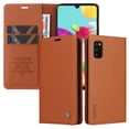 thumbnail image 1 of Allytech Flip Wallet Case For Samsung Galaxy A13 5G,360 Protection Luxury Solid Color PU Leather Magnetic Closure Folio Credit Card Slots Kickstand Shockproof Soft TPU Cover.Yellow, 1 of 10