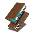 thumbnail image 1 of Allytech Flip Wallet Case for Samsung Galaxy S23 Plus 5G 6.6-inch 2023 Release, S23+ Cover, PU Leather RFID Blocking Shockproof Kickstand Magnetic Business Cover for Samsung S23 Plus Phone, Brown, 1 of 9