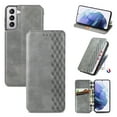 thumbnail image 1 of Allytech Flip Wallet Case for Samsung Galaxy S24 Plus, Premium PU Leather Luxury Case with Kickstand & Card Slots, Magnetic Closure Inner Soft TPU Shockproof Protective Case for Women Men - Gray, 1 of 7
