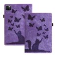 thumbnail image 1 of Allytech Flip Wallet Case for iPad Pro 13 Inch M4 (2024), Auto Sleep/Wake, Pencil Holder & Card Slots, Lovely Pattern PU Leather Shockproof Slim Fit Kickstand Case - Purple, 1 of 8