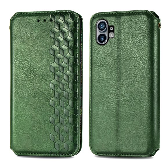Allytech Flip Wallet Case for iPhone 16 Plus, Premium PU Leather Luxury Case with Kickstand & Card Slots, Strong Magnetic Closure Inner Soft TPU Shockproof Protective Case for Women Men - Green