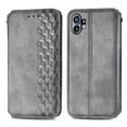 thumbnail image 1 of Allytech Flip Wallet Case for iPhone 16 Plus, Premium PU Leather Luxury Case with Kickstand & Card Slots, Strong Magnetic Closure Inner Soft TPU Shockproof Protective Case for Women Men - Gray, 1 of 4