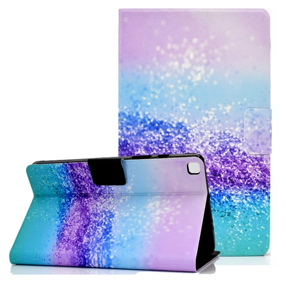 Allytech Folio Case Cover for Samsung Galaxy Tab A7 10.4" 2020 Released Model SM-T500 T505 T507, Slim Fit Shockproof Multi Angle Viewings Kickstand Feature Protective Cover, Purple Sand