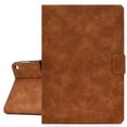 thumbnail image 1 of Allytech Folio Case for Kindle Fire HD 10 2021/Fire HD 10 Plus 10.1" Tablet 11th Generation 2021 Released, Slim Premium PU Leather Multi Angle Stand Flip Smart Cover with Auto Sleep Wake,Bronw, 1 of 7