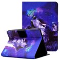 thumbnail image 1 of Allytech Folio PU Leather Case for 6" Kindle Paperwhite (Fits 10th Gen 2018 and All Paperwhite Gen Prior to 2018), Smart Book Style Stand Card Holder Wallet Protective Case, Butterfly & Wolf, 1 of 6