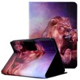 thumbnail image 1 of Allytech Folio PU Leather Case for 6" Kindle Paperwhite (Fits 10th Gen 2018 and All Paperwhite Gen Prior to 2018), Smart Book Style Stand Card Holder Wallet Protective Case, Big Lion, 1 of 6