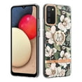 thumbnail image 1 of Allytech Galaxy A02s Case Cover, Soft TPU Back Cover with Ring Holder Stand Shockproof Anti-Scratch Slim Fit Bumper Phone Case for Samsung Galaxy A02s, Flower, 1 of 4