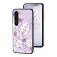 thumbnail image 1 of Allytech Galaxy A05 Case with Glitter Ring Holder, Floral Design TPU Back Cover for Girls Women Anti-Scratch Kickstand Shockproof Bumper Phone Case for Samsung Galaxy A05, 1 of 7