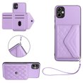 thumbnail image 1 of Allytech Galaxy A05 Wallet Case with Hand Wrist, Luxury PU Leather Shockproof RFID Blocking Cards Slots Stand Magnetic Closure Phone Case Cover for Samsung Galaxy A05, Purple, 1 of 8
