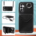 thumbnail image 1 of Allytech Galaxy A05s Case Wallet with Cards Holder & Detachable Shoulder Strap, Ring Holder Kickstand Vintage PU Leather Shockproof Wallet Case Cover for Samsung Galaxy A05s - Black, 1 of 14