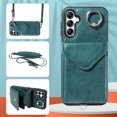 thumbnail image 1 of Allytech Galaxy A05s Case Wallet with Cards Holder & Detachable Shoulder Strap, Ring Holder Kickstand Vintage PU Leather Shockproof Wallet Case Cover for Samsung Galaxy A05s - Green, 1 of 14