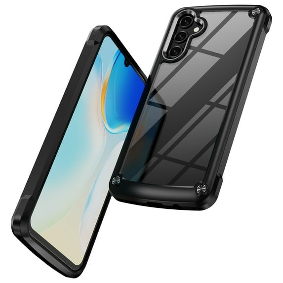 Allytech Galaxy A14 5G Case Clear, Transparent Anti-yellow Slim Fit Shockproof Camera Protective Case for Samsung Galaxy A14 5G - Black