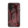 thumbnail image 1 of Allytech Galaxy A14 5G Case Marble, Tempered Glass Back Cover TPU Shockproof Protective Anti-scratch Slim Fit Case Cover for Samsung A14 5G 6.6" - Red, 1 of 7