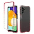 thumbnail image 1 of Allytech Galaxy A14 5G Case with Screen Protector, Gradient TPU Rubber Shockproof Anti-Yellow Protective Clear Case for Samsung Galaxy A14 5G 6.6" - Red, 1 of 6