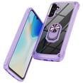 thumbnail image 1 of Allytech Galaxy A14 5G Case with Screen Protector, Shockproof Slim Fit Cover with Ring Holder Clear Case Cover for Samsung Galaxy A14 5G 6.6" - Purple, 1 of 7