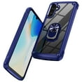 thumbnail image 1 of Allytech Galaxy A14 5G Case with Screen Protector, Shockproof Slim Fit Cover with Ring Holder Clear Case Cover for Samsung Galaxy A14 5G 6.6" - Blue, 1 of 7