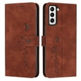 thumbnail image 1 of Allytech Galaxy A15 5G Wallet Case Cover, Vintage PU Leather Slim Folio Flip Anti-Scratch Bumper Shockproof Protective Cards Holders with Hand Strap Wallet Case for Samsung Galaxy A15 5G - Brown, 1 of 9
