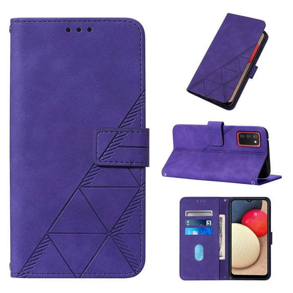 Allytech Galaxy A16 5G Case Wallet, PU Leather Flip Stand Shockproof Cards Slots Magnetic Closure Wallet Case Cover for Samsung Galaxy A16 5G - Purple
