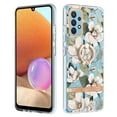 thumbnail image 1 of Allytech Galaxy A32 4G Case Cover, Soft TPU Back Cover with Ring Holder Stand Shockproof Anti-Scratch Slim Fit Bumper Phone Case for Samsung Galaxy A32 4G, Flower, 1 of 4