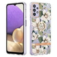 thumbnail image 1 of Allytech Galaxy A32 5G Case Cover, Soft TPU Back Cover with Ring Holder Stand Shockproof Anti-Scratch Slim Fit Bumper Phone Case for Samsung Galaxy A32 5G, Flower, 1 of 4