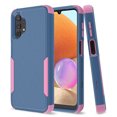 thumbnail image 1 of Allytech Galaxy A32 5G Phone Case, Hybrid TPU PC Military Grade Shockproof Protection Slim Scratch Resistant Bumper Defender Case Cover for Samsung Galaxy A32 5G 6.5-Inch - Blue+Pink, 1 of 4