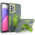 thumbnail image 1 of Allytech Galaxy A33 5G Case for Samsung A33 5G Cover, Hard PC + TPU Shockproof Anti-Scratch Built-in Kickstand Support Magnetic Car Mount Rugged Case for Samsung Galaxy A33 5G 6.4", Gray+Green, 1 of 7