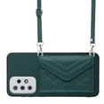 thumbnail image 1 of Allytech Galaxy A33 5G Wallet Case with Shoulder Strap, Luxury PU Leather RFID Blocking Protectve Anti-Scratch Bumper Cards Slots Magnetic Closure Phone Case Cover for Samsung Galaxy A33 5G, Green, 1 of 9