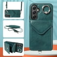 thumbnail image 1 of Allytech Galaxy A34 5G Case Wallet with Cards Holder & Detachable Shoulder Strap, Ring Holder Kickstand Vintage PU Leather Shockproof Wallet Case Cover for Samsung Galaxy A34 5G - Green, 1 of 14