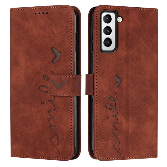 Allytech Galaxy A36 5G Wallet Case Cover, Vintage PU Leather Slim Folio Flip Anti-Scratch Bumper Shockproof Protective Cards Holders with Hand Strap Wallet Case for Samsung Galaxy A36 5G - Brown
