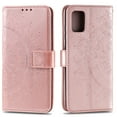 thumbnail image 1 of Allytech Galaxy A51 (4G) Case Cover, Premium PU Leather Folio Flip Kickstand Magnetic Clasp Wrist Strap Shockproof Anti-scratch TPU Back Cover Wallet Case for Samsung Galaxy A51 (4G), Rosegold, 1 of 6