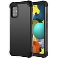 thumbnail image 1 of Allytech Galaxy A51 5G Case (NOT for A51 4G), Hard PC Silicone Shock-abosportion Wireless Charing Support Rugged Protection Back Cover Case for Samsung Galaxy A51 5G, Black, 1 of 1