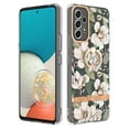 thumbnail image 1 of Allytech Galaxy A53 5G Case Cover, Soft TPU Back Cover with Ring Holder Stand Shockproof Anti-Scratch Slim Fit Bumper Phone Case for Samsung Galaxy A53 5G, Flower, 1 of 4