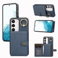 thumbnail image 1 of Allytech Galaxy A53 5G Wallet Case, 2023 Vintage PU Leather Slim Fit Back Cover with Cards Holder Ring Stand Shockproof Bumper Wallet Case for Samsung Galaxy A53 5G -Blue, 1 of 7